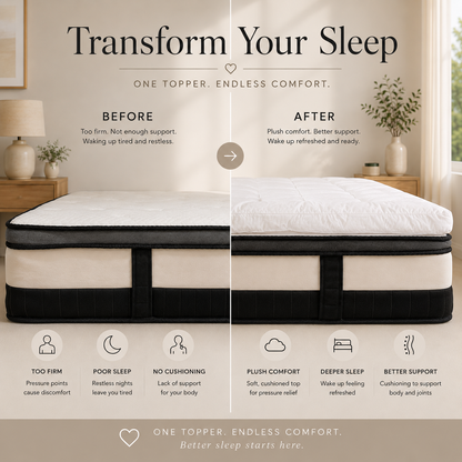 Comfort Cloud Topper - SALE 50% OFF